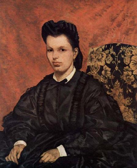 Giovanni Fattori Portrat der ersten Ehefrau des Kunstlers Germany oil painting art